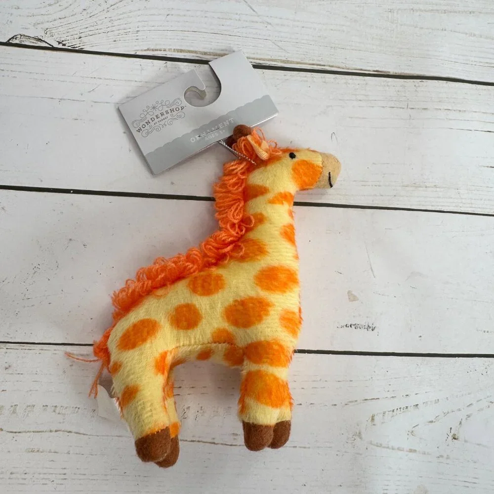 Babys Christmas 2024 Ornament Orange Giraffe Wondershop‎ Keepsake Holiday Gift